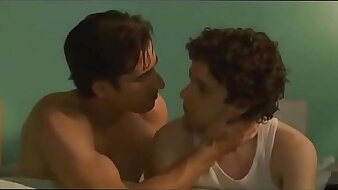 Dear and short gay kiss between male send from the funny Movie titled Mambo Italiano