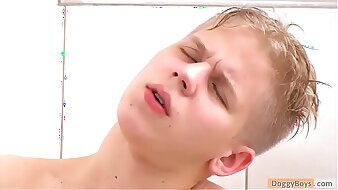 Shower Wanking Prevalent Sexy Twink Boy Bert
